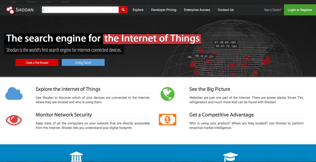 Search engine Shodan